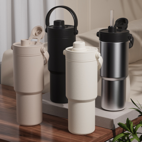 Ly giữ nhiệt khắc tên MITA Simple 735ml inox 316 lõi tráng sứ cao cấp