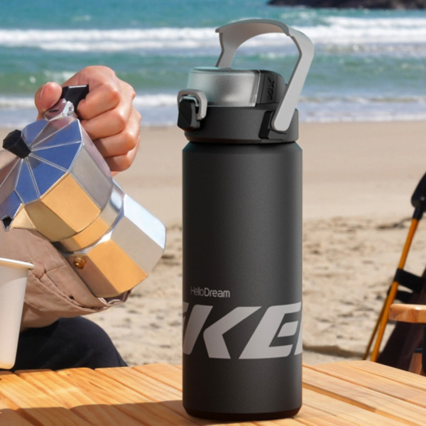 Bình giữ nhiệt Inox 316 HelloDream 1000ML giữ nhiệt 6h đến 12h, có quai xách và dây đeo.