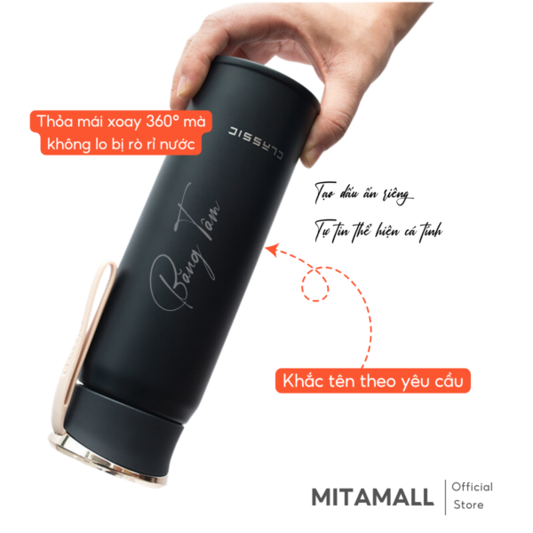 Bình nước giữ nhiệt Think Different 450ML giữ nhiệt từ 8-12h, khắc tên theo yêu cầu - Image 4