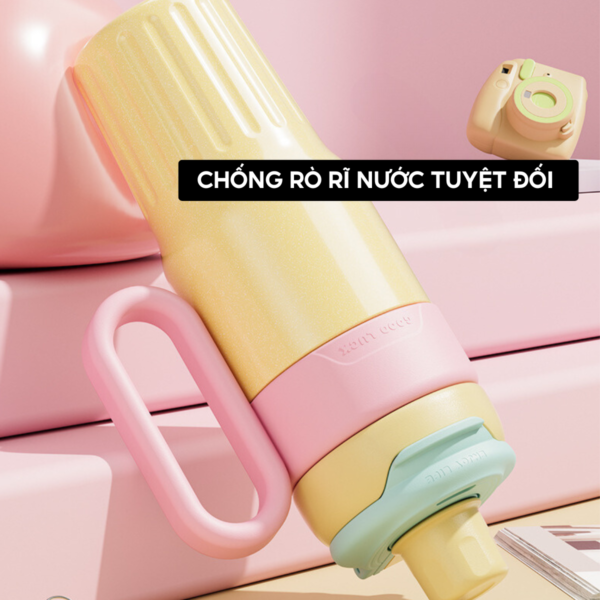 Ly giữ nhiệt khắc tên MITA GoodLuck 780ml có lõi lọc trà, cốc giữ nhiệt nóng lạnh inox 316 cao cấp - Image 4