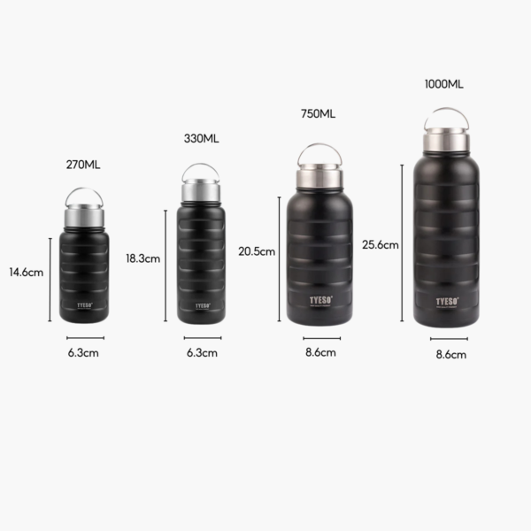 Bình giữ nhiệt khắc tên TYESO Larva, chất liệu inox 304, kiểu dáng thể thao - Image 3