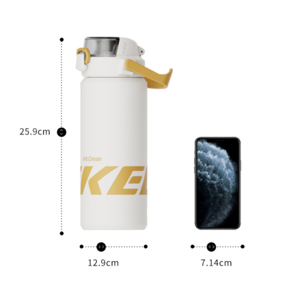 Bình giữ nhiệt Inox 316 HelloDream 1000ML giữ nhiệt 6h đến 12h, có quai xách và dây đeo. - Image 6