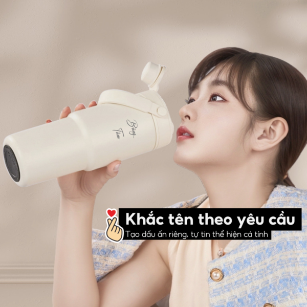 Ly giữ nhiệt khắc tên MITA Simple 735ml inox 316 lõi tráng sứ cao cấp - Image 3