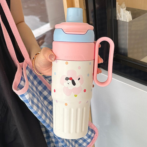 Ly giữ nhiệt khắc tên MITA GoodLuck 780ml có lõi lọc trà, cốc giữ nhiệt nóng lạnh inox 316 cao cấp - Image 2