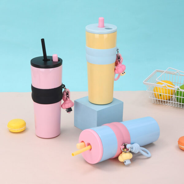 Ly giữ nhiệt khắc tên MITA Fun 750ml, inox 316, giữ nhiệt 8-12H, có ống hút và dây cầm tiện lợi - Image 3
