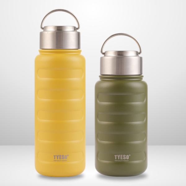 Bình giữ nhiệt khắc tên TYESO Larva, chất liệu inox 304, kiểu dáng thể thao