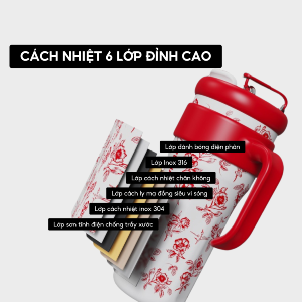 Ly giữ nhiệt cao cấp dung tích lớn MITA Eternally 1250ml - Image 3