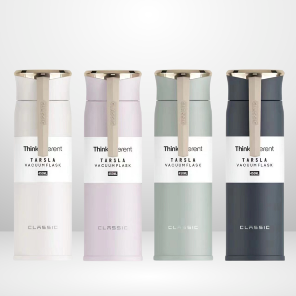 Bình nước giữ nhiệt Think Different 450ML giữ nhiệt từ 8-12h, khắc tên theo yêu cầu